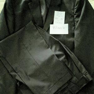 Men's black suit